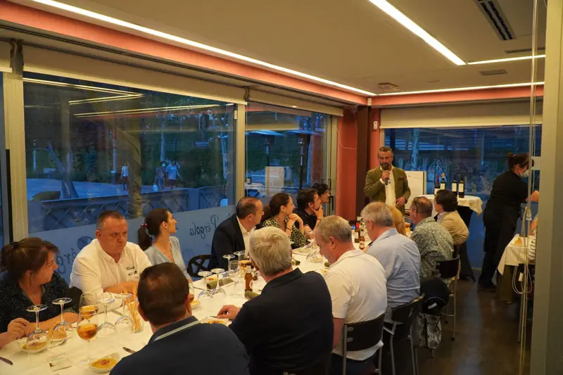 Cena-maridaje en el Restaurante La P&eacute;rgola.