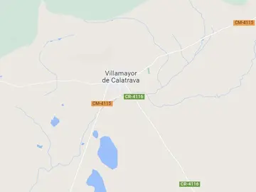 Imagen de Villamayor de Calatrava en Google Maps.