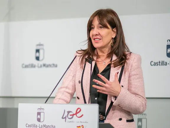 La portavoz del Gobierno de C-LM, Blanca Fern&aacute;ndez.