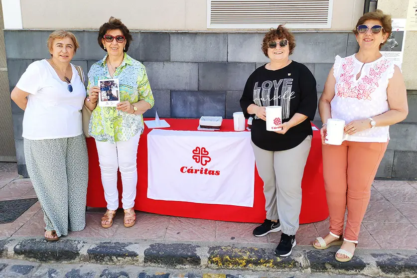Y la mesa instalada en la Plaza de la Constituci&oacute;n