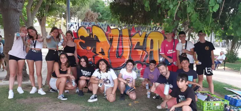 Curso taller de pintura mural.