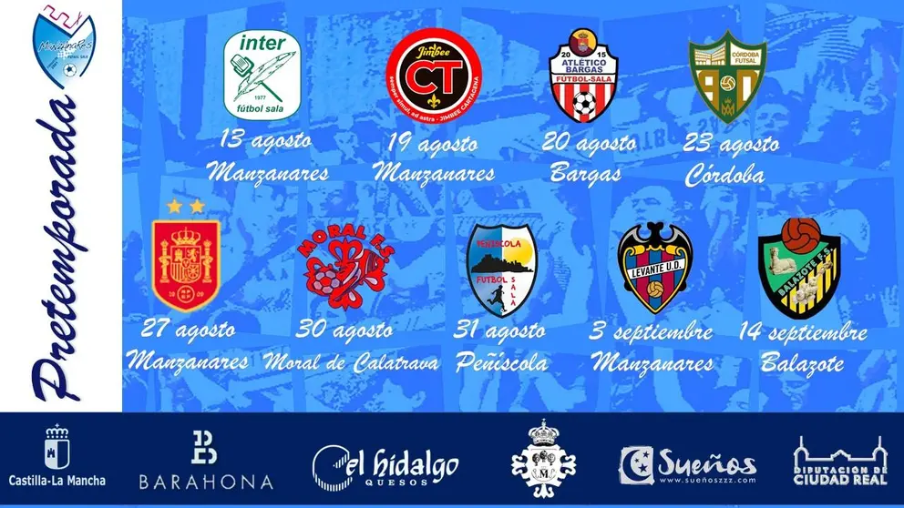 partidos pretemporada