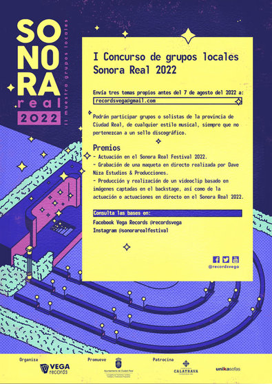 Los ganadores podrán participar en el Festival Sonora Real, que se celebrará el 22 de agosto en el Auditorio La Granja.