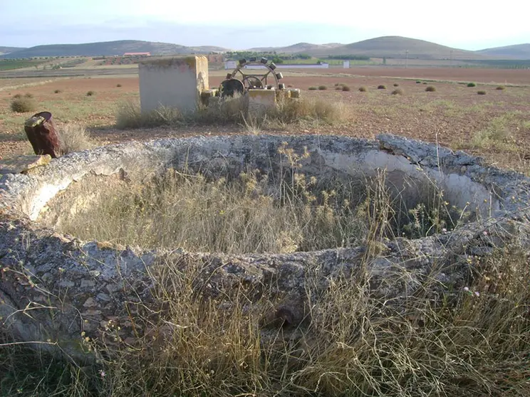 “Alberca de una noria”, zona de las Tejeras. Fuente: mapio.net