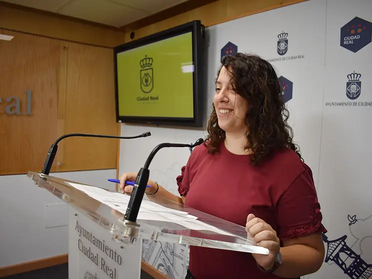 Sara Martínez, viceportavoz del equipo de gobierno del Ayuntamiento de Ciudad Real.