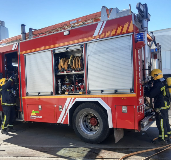 SCIS. Actuacion de bomberos