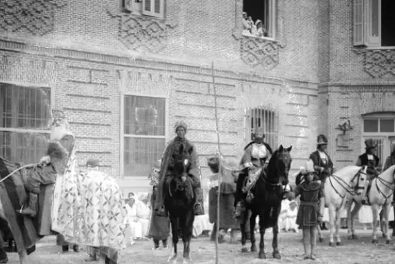 Cabalgata de 1928 en Madrid. Fuente: unserenotransitandolaciudad.com