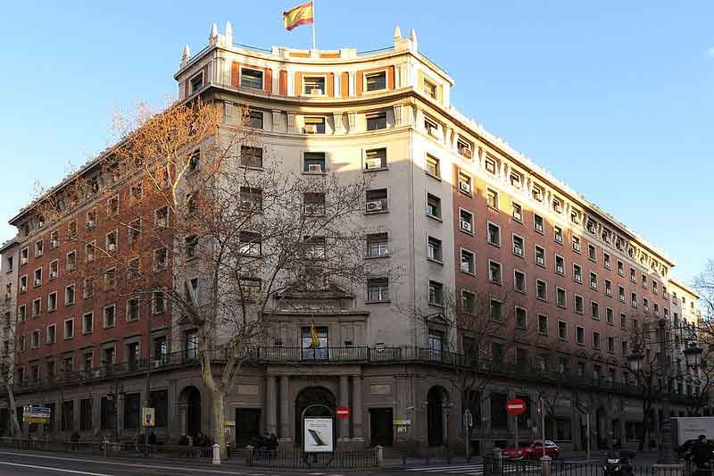 Antigua sede en Madrid del INP. Fuente: es.wikipedia.org