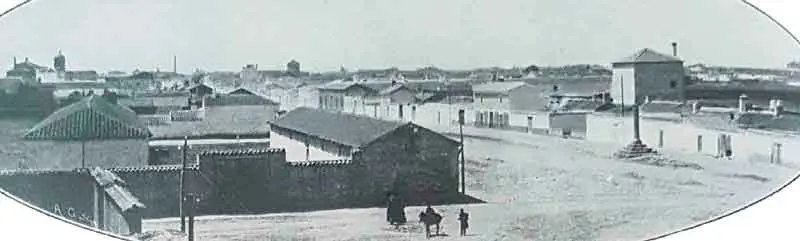 Imagen antigua de Tomelloso. Fuente: lavozdetomelloso.com