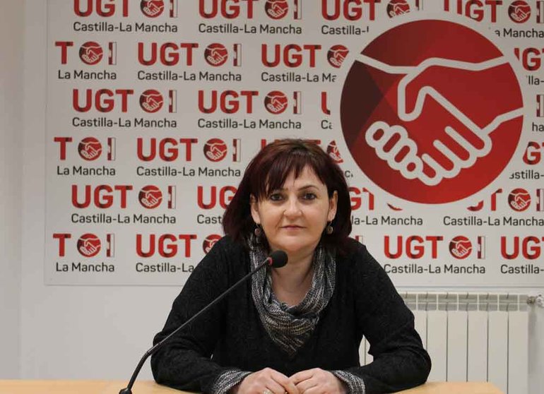 La secretaria regional de Empleo de UGT, Isabel Carrascosa.