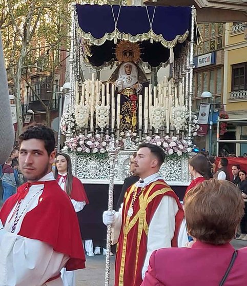 Una imagen de la procesión del Domingo de Ramos.