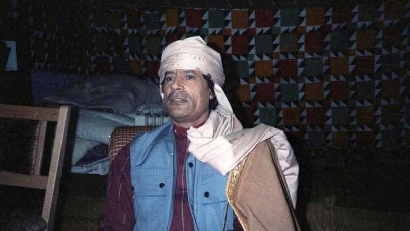 Gadafi en 1986. Fuente: larazon.es