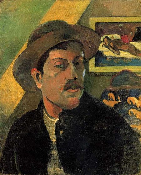 Autorretrato de Gauguin (1893). Fuente: es.wikipedia.org
