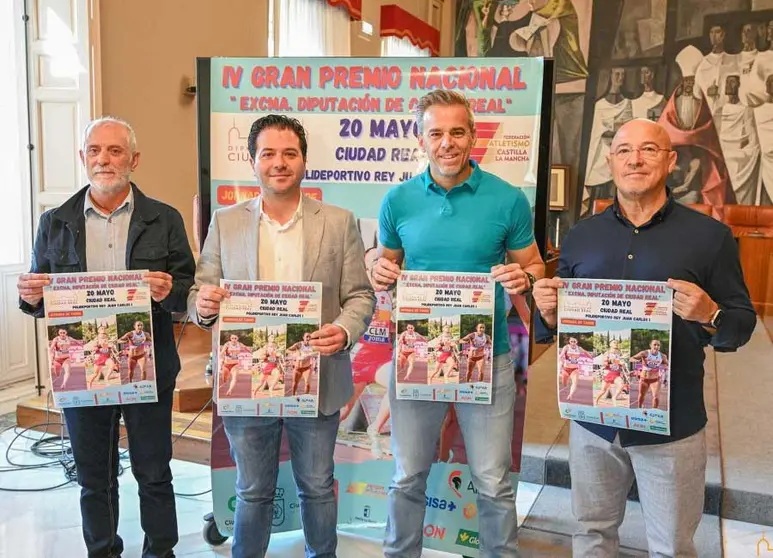 Presentación del IV Premio Nacional Diputación de Ciudad Real de Atletismo.