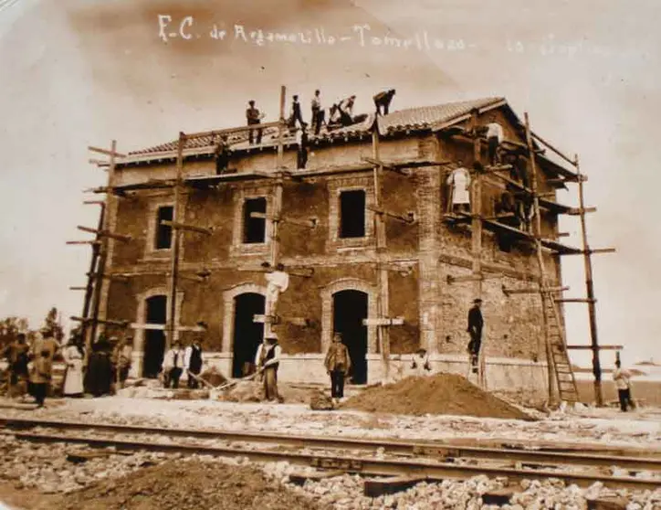 Estación de Ferrocarril Argamasilla de Alba - Tomelloso. Fuente: spanishrailway.com