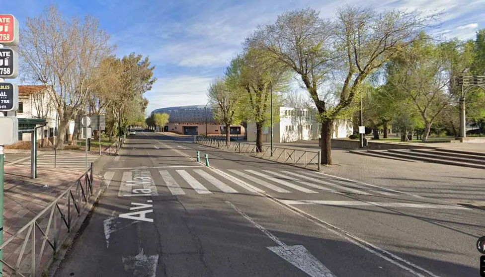 Imagen de Google Maps de la Avda. de la Mancha de Puertollano.