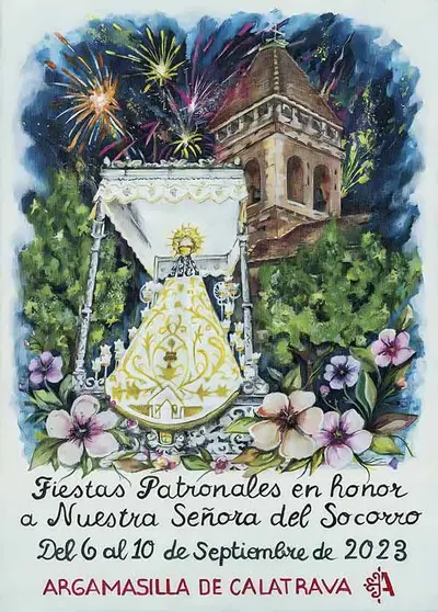 Cartel anunciador de las Fiestas patronales 2023.