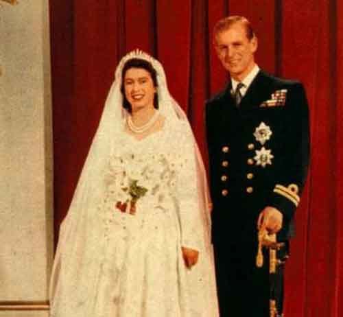 Boda de Isabel II y Felipe de Mountbatten. Fuente: revistavanityfair.es