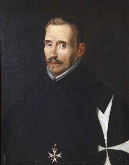Retrato de Lope de Vega por Eugenio Cajés (1627). Fuente: es.wikipedia.org