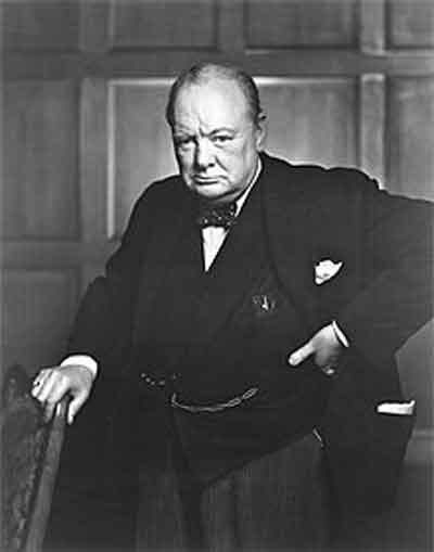 Winston Churchill por Yousuf Karsh (1941). Fuente: es.wikipedia.org