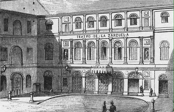 Teatro de la Zarzuela. Fuente: tourhistoria.es