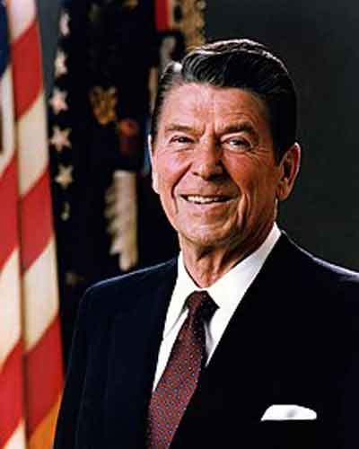 Ronald Reagan. Fuente: es.wikipedia.org