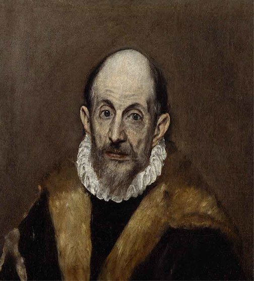 Posible autoretrato de El Greco. Fuente: es. wikipedia.org