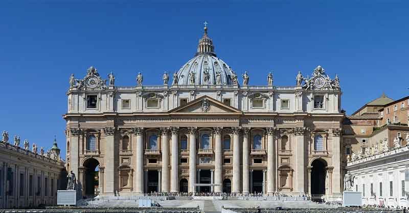 Basílica de San Pedro en Roma. Fuente: es.wikipedia.org
