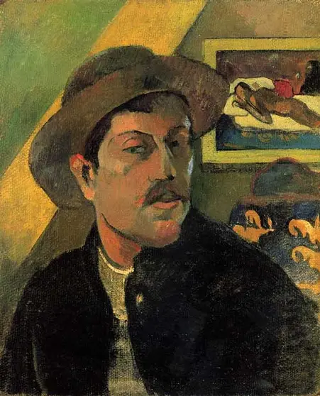 Autorretrato de Gauguin (1893). Fuente: es.wikipedia.org