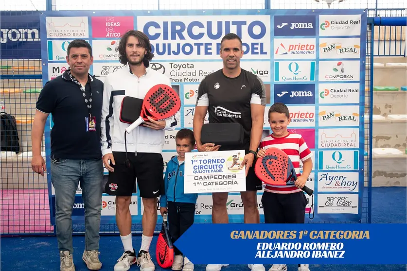 Eduardo Romero y Alejandro Ibáñez, ganadores en primera categoría masculina