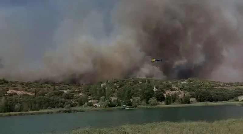Incendio en Ruidera. Fuente: niusdiario.es