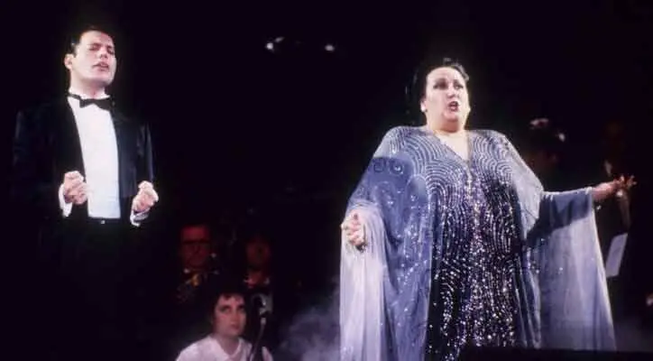 Freddie Mercury y Montserrat Caball&eacute;. Fuente: eulixe.com