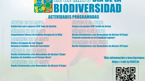 Actividades programdas para el d&iacute;a de la Biodiversidad