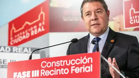 El presidente de Castilla-La Mancha, Emiliano Garc&iacute;a-Page, en Ciudad Real.