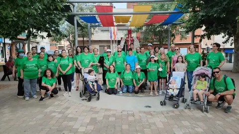 Marcha c&aacute;ncer, foto grupo asistentes