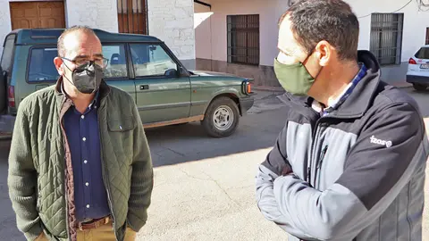 El alcalde ped&aacute;neo Gregorio Ruiz y el concejal de Promoci&oacute;n Econ&oacute;mica Carlos Soler