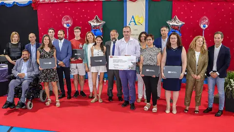 Posado final, con premiados y autoridades