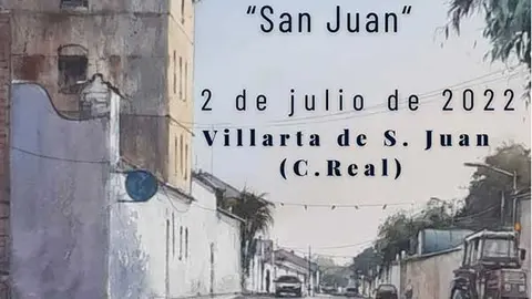 Cartel del II Concurso de Pintura R&aacute;pida de &lsquo;San Juan&rsquo;.