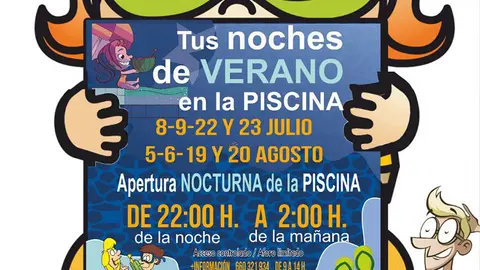 El Ayuntamiento de Campo de Criptana pone en marcha &lsquo;Tus noches de verano en la piscina&rsquo; abriendo las noches del 8, 9, 22 y 23 de julio, y el 5, 6, 19 y 20 de agosto.