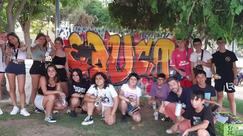 Curso taller de pintura mural.