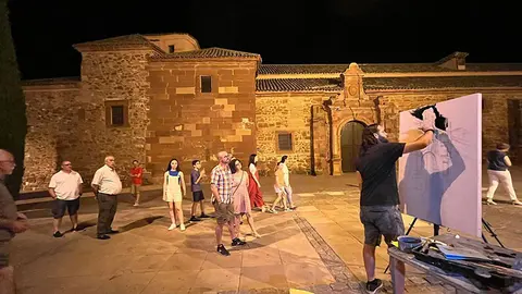 Entre los 5 cuadros elegidos primero, el de Juan Saturio, Francisco Gir&oacute;n, Adri&aacute;n Marmolejo, Mar&iacute;a Cristina Pollesel &nbsp;y Ra&uacute;l S&aacute;nchez. Los cuadros ser&aacute;n expuestos en el Museo Municipal, a partir del pr&oacute;ximo viernes 22 de julio.