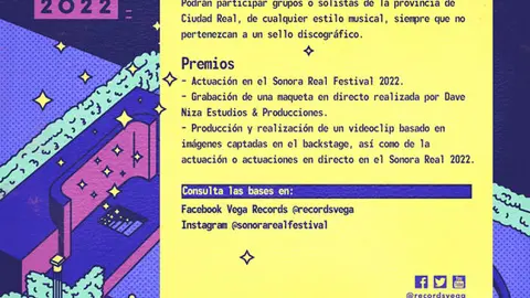 Los ganadores podr&aacute;n participar en el Festival Sonora Real, que se celebrar&aacute; el 22 de agosto en el Auditorio La Granja.