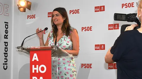 La Diputada Nacional y Portavoz del PSOE provincial de Ciudad Real, Cristina L&oacute;pez Zamora.