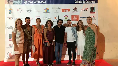 Imagen de L&oacute;pez-Zamora en el Festival de Cine de Calzada.