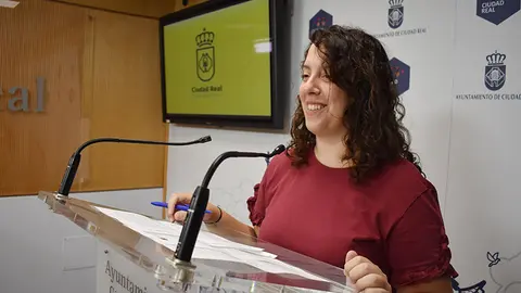 Sara Mart&iacute;nez, viceportavoz del equipo de gobierno del Ayuntamiento de Ciudad Real.