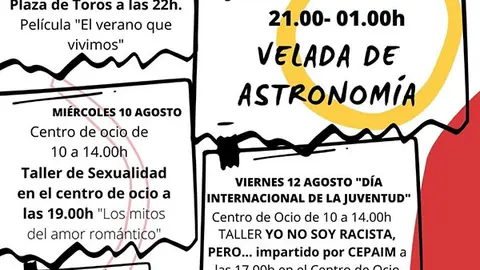 Actividades gratuitas con motivo de la conmemoraci&oacute;n del D&iacute;a Internacional de la Juventud en Bola&ntilde;os.