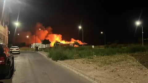 Esta vez el fuego se origin&oacute; en las zonas cercanas a la Avenida de La Romer&iacute;a a la altura de la carretera de Herrera de la Mancha (CR-1513).