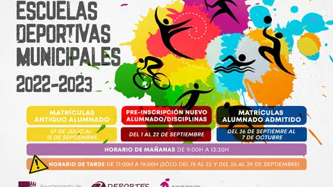 Las preinscripciones se podr&aacute;n realizar del 1 al 22 de septiembre.