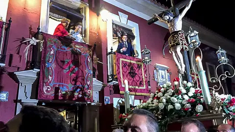 El patr&oacute;n, a su paso por una de las principales v&iacute;as