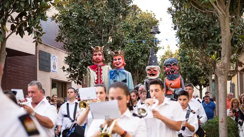 balance fiestas, banda y gigantes y cabezudos